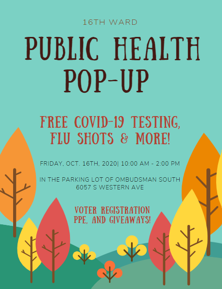 LulacIL_OAV's tweet photo. Free COVID-19 testing and flu shots Friday, Oct. 16th
Go check it out! https://t.co/ATjtlqvWny