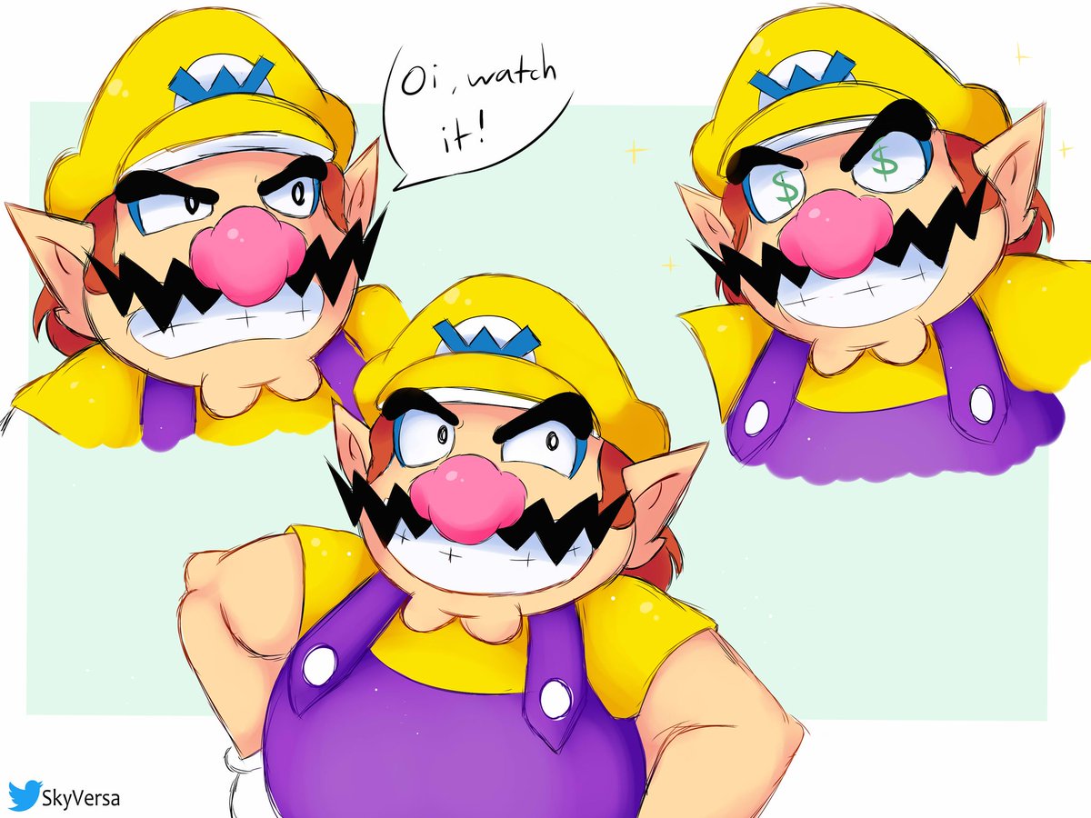 You want fun? Wario will show you fun. And it was fun to draw him! #fanart #supermario #warioland https://t.co/fDjSrehu6e