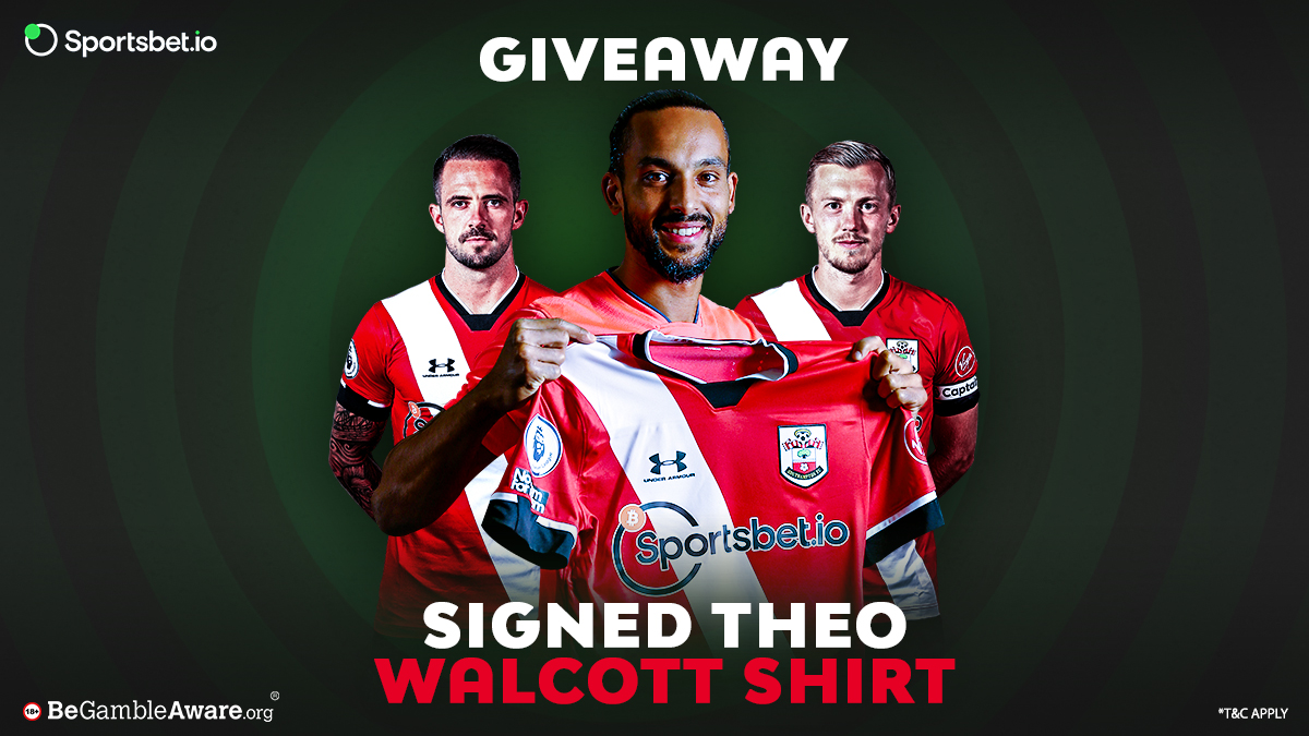 Sportsbet.io (@sportsbetio) on Twitter photo 🚨 EXCLUSIVE <a href="/theowalcott/">Theo Walcott</a> SIGNED SHIRT GIVEAWAY!
⏬ Read below how to get your hand on this signed <a href="/SouthamptonFC/">Southampton FC</a> shirt!
How? 🤔 👇
🤝Follow <a href="/Sportsbetio/">Sportsbet.io</a>
🔁 This Post
⚠ 1 random winner will be announced by Oct 13, 13:00 GMT
🔐 T&C Apply
#SaintsFC #Giveaway #Walcott 🚨 EXCLUSIVE <a href="/theowalcott/">Theo Walcott</a> SIGNED SHIRT GIVEAWAY!
⏬ Read below how to get your hand on this signed <a href="/SouthamptonFC/">Southampton FC</a> shirt!
How? 🤔 👇
🤝Follow <a href="/Sportsbetio/">Sportsbet.io</a>
🔁 This Post
⚠ 1 random winner will be announced by Oct 13, 13:00 GMT
🔐 T&C Apply
#SaintsFC #Giveaway #Walcott