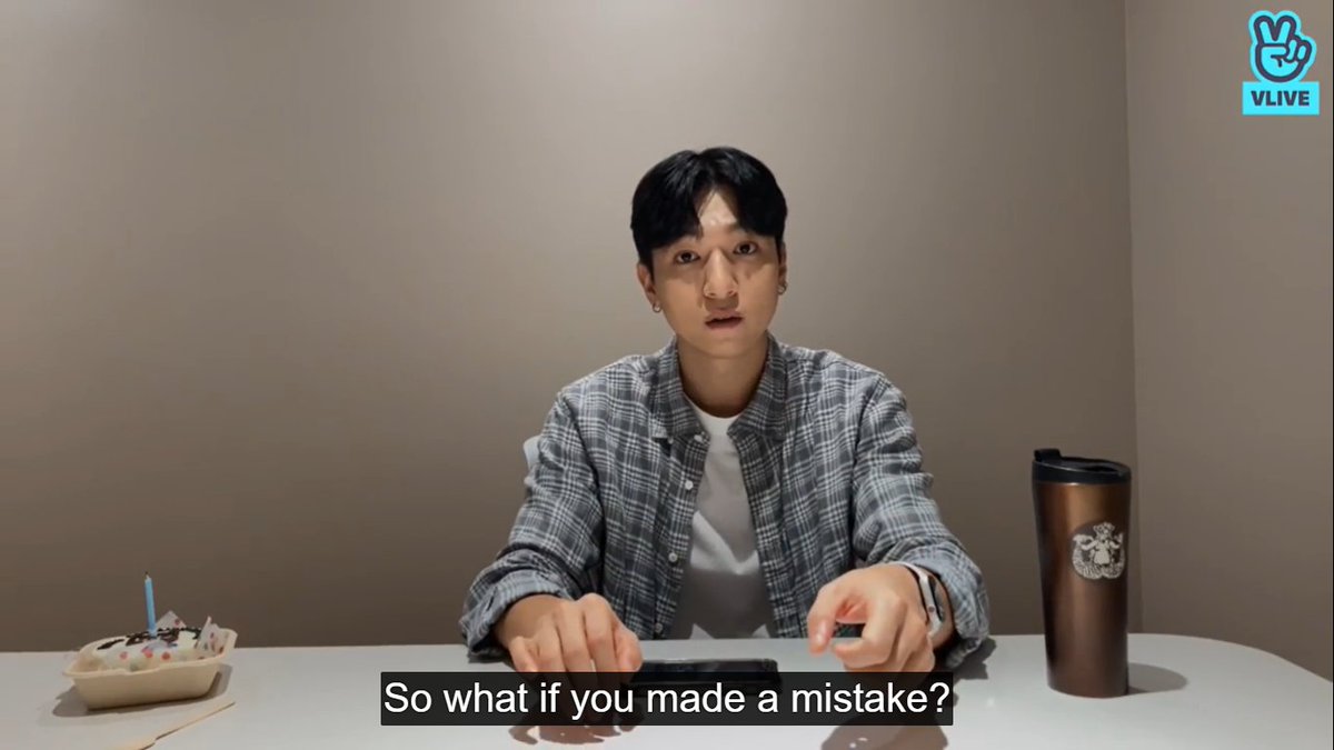 "so what if you make a mistake? you& #39;ll learn not to repeat the same mistake in the future. it& #39;s not absolute failure."