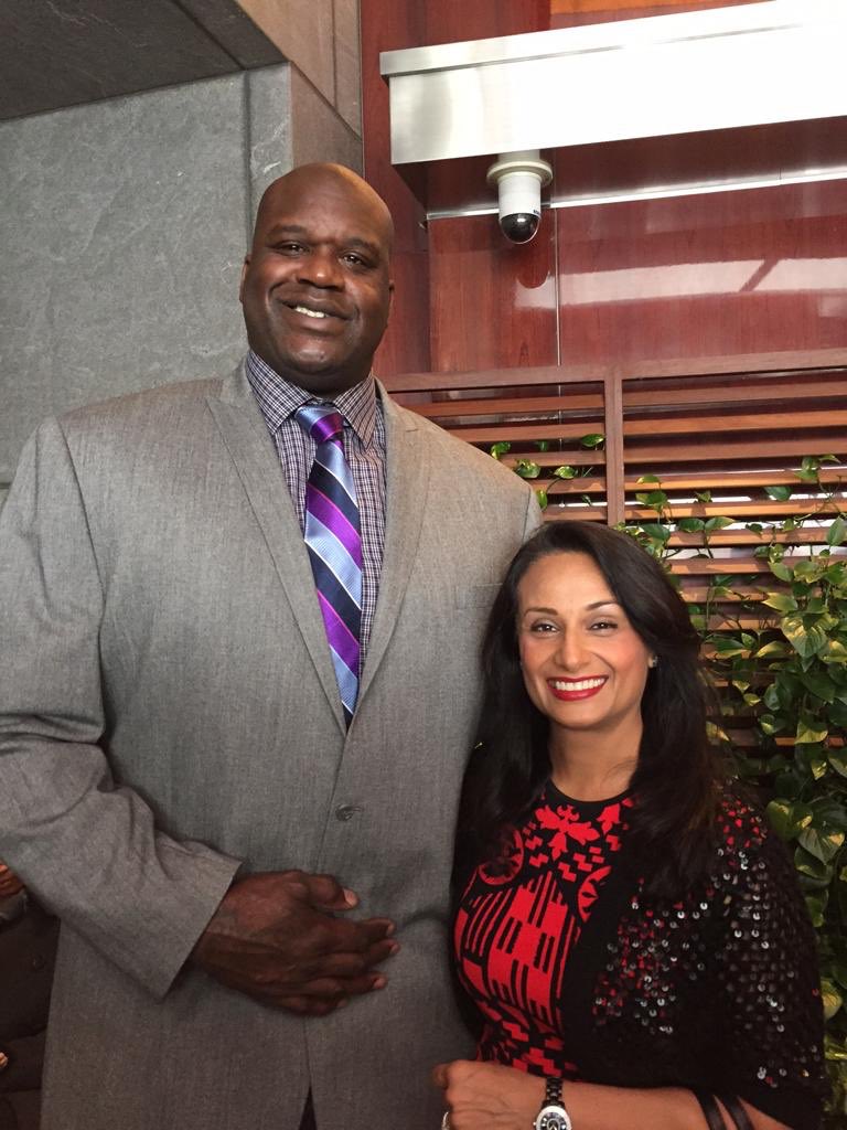 Perspective and perseverance will keep you in the game. Here with the basketball legend Shaquille O'Neal (@SHAQ)! #TBT