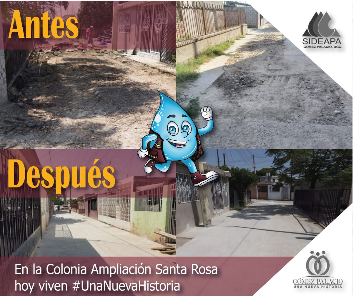 sideapa_gp's tweet image. 🏘️ En la colonia Ampliación Santa Rosa hoy viven #UnaNuevaHistoria

🚰 Se realizó la renovación total en la infraestructura de agua y drenaje.

🚧 Se concluyeron los trabajos de estética de ingeniería civil en pavimento y acabados superficiales.

@MarinaVitelaGP 
#Sideapa💧