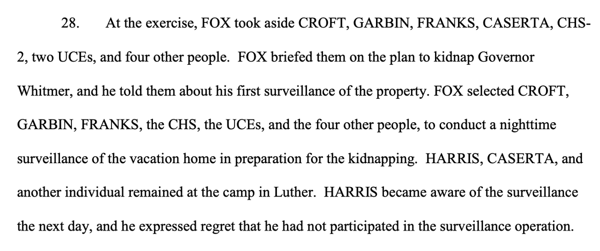 One thing FBI does repeatedly in this affidavit is make it clear they've got other informants, but do so in a way that they don't know who they are. Like here: Of the 6 people, who are UCEs and who are loyal?