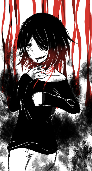 赤い目のtwitterイラスト検索結果