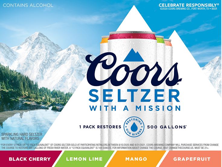 McCraithBev's tweet photo. Now Available! The Seltzer that brings refreshment to a higher level. https://t.co/JtUv7PznZz