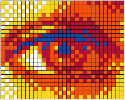 Today is #WorldSightDay. View this mosaic up close and then far away. How does the image change?

Build this mosaic with 180 Rubik's Mini Cubes and our template at bit.ly/MosaicTemplates  <a href="/Rubiks_Official/">Rubik's</a>