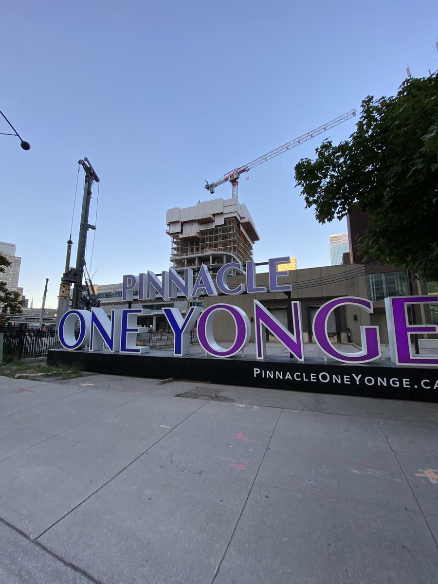 NewReleaseCondo's tweet photo. Construction ๐ update #OneYonge by @PinnacleINTL will be the tallest waterfront residential. https://t.co/26sKJT9156
