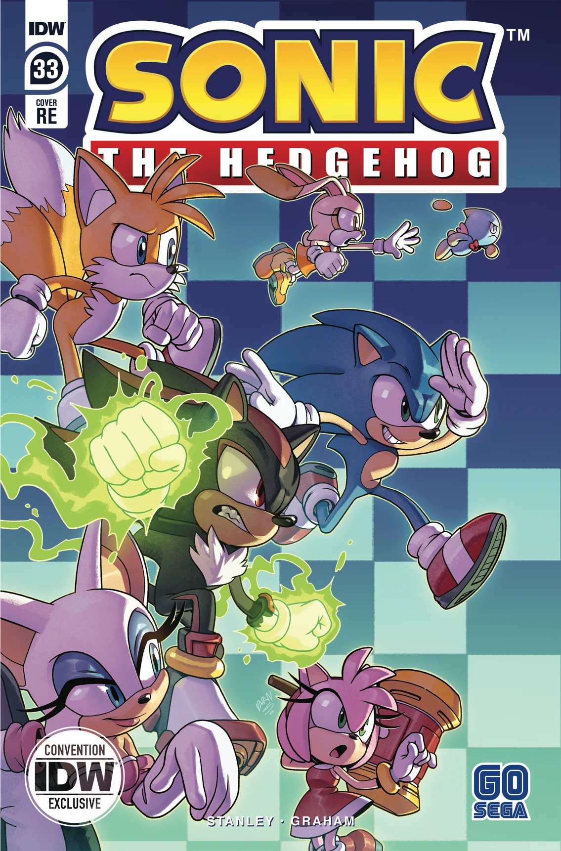 IDW Sonic Issue 10 covers - Tails' Channel