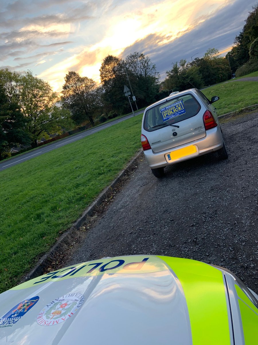 tvprp's tweet photo. Vehicle stopped in Buckingham after information was received that this vehicle was suspected to be driven uninsured. Turns out the driver had no insurance, a provisional licence and had no supervisor or L plates. He will now await his court summons in the post. #PC6523 #SC9130 https://t.co/znRt6UWGOP