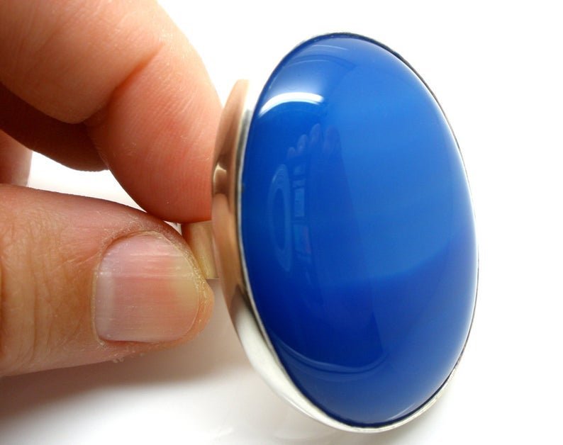 #etsy shop: Blue Agate Ring, Large Agate Sterling Silver Ring,Emotional healing stone, Made To Order Gemstone Ring, One of a kind Statement Ring for her #blueagate #bigagatering #blue #silver #women #healingjewelry #healingstone #gemini #oneofakind https://t.co/im1QfDGmbn https://t.co/WzrGbfOWkI