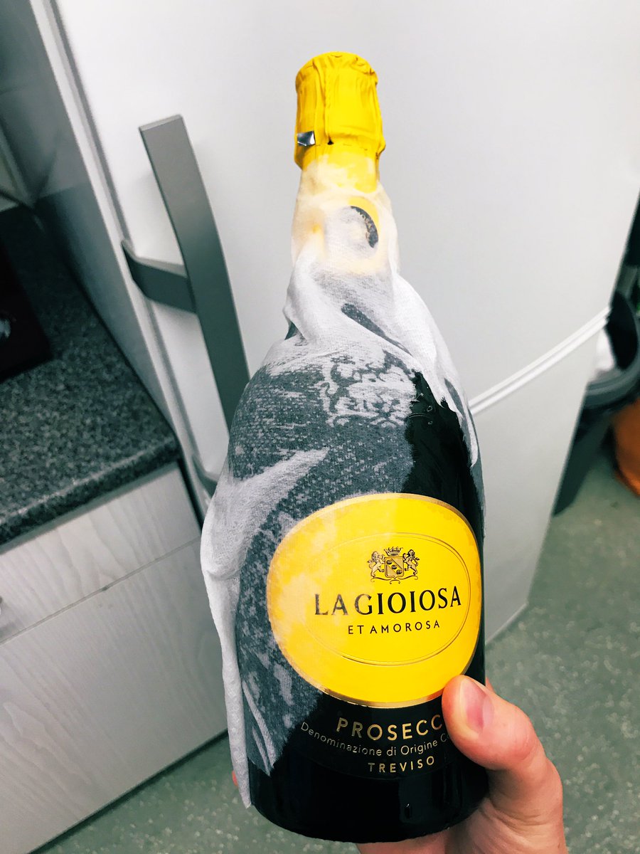 drunkwomenpod's tweet photo. Anyone else do the old ‘wrapping a bottle up in wet kitchen towel and shoving it in the freezer’ hack?! #icecold #recordingtonight https://t.co/YK5Xjg29IP