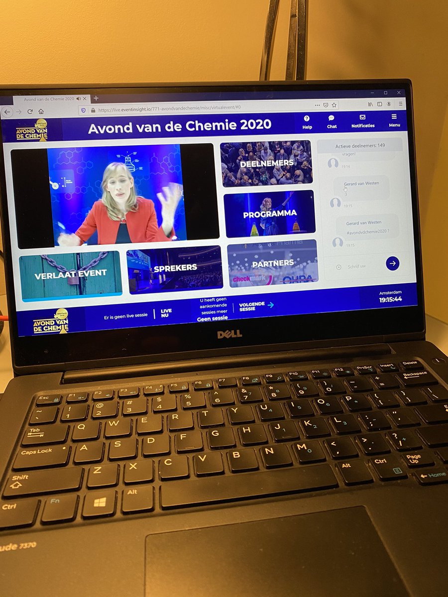 CheckMarkLab's tweet image. Avond van de chemie, we zijn begonnen! Volledig digitaal dit jaar.