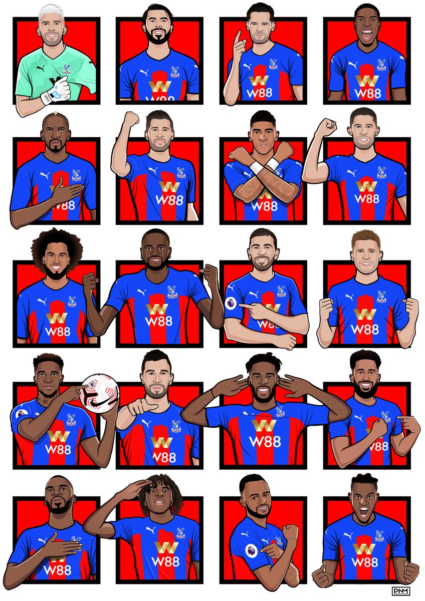 pnm1979's tweet photo. GIVEAWAY - #CPFC 2020/21 A2 Squad Print in your choice of colour. RT to enter and I will pick a winner at random on Sunday. https://t.co/05rTRIua8S