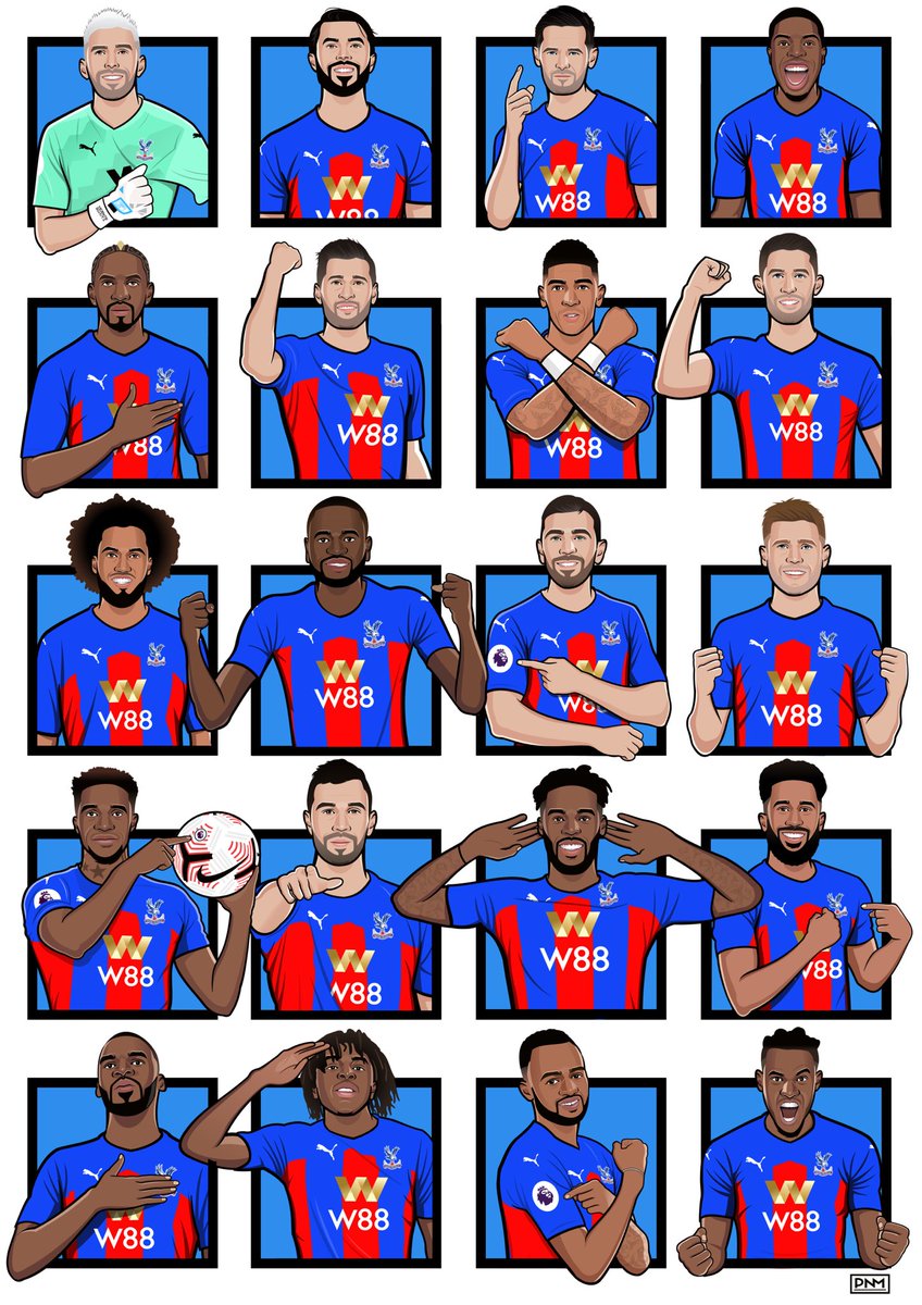 pnm1979's tweet photo. GIVEAWAY - #CPFC 2020/21 A2 Squad Print in your choice of colour. RT to enter and I will pick a winner at random on Sunday. https://t.co/05rTRIua8S
