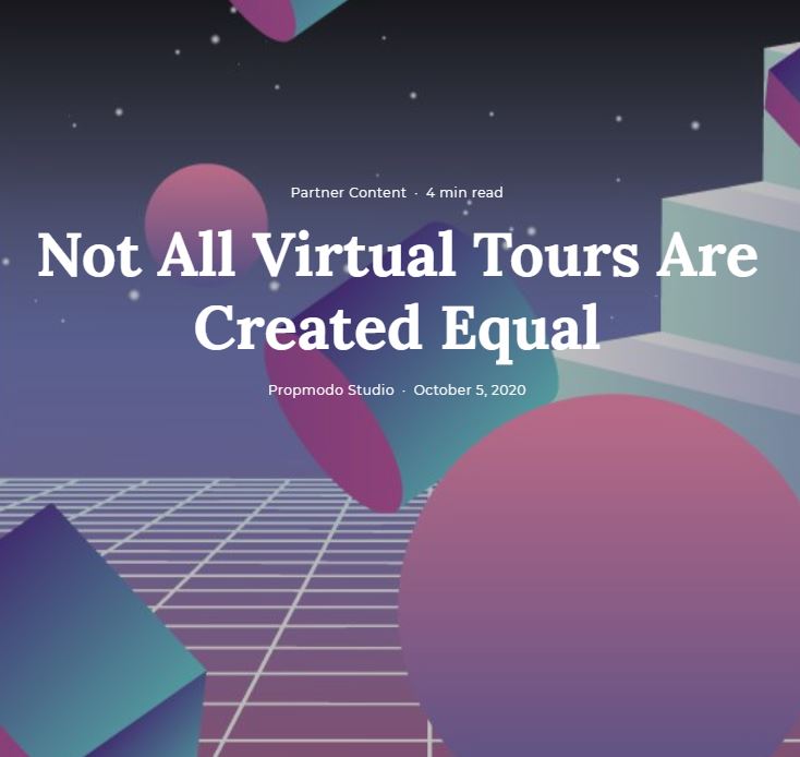 For commercial real estate brokers, working from home means spending hours touring space virtually. The once-nascent technology has exploded in popularity as brokers struggle to... read more on propmodo.com/not-all-virtua…