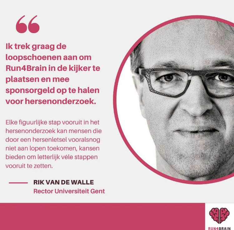 kvonck1's tweet photo. Best rector ever @ugent4brain @ugent @uzgent @ugent_fge #run4brain #4brain #supportbrainresearch #fus https://t.co/YHoUmcwPsD https://t.co/7RhqTrulns