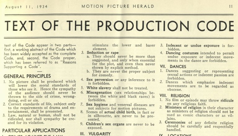 Rd T2 The Motion Picture Production Code Or The Hays Code 1934 1968 Was Named After The Then President Of Mppda Later Mpaa Vintage Literature And Newspaper Article About Cleopatra S