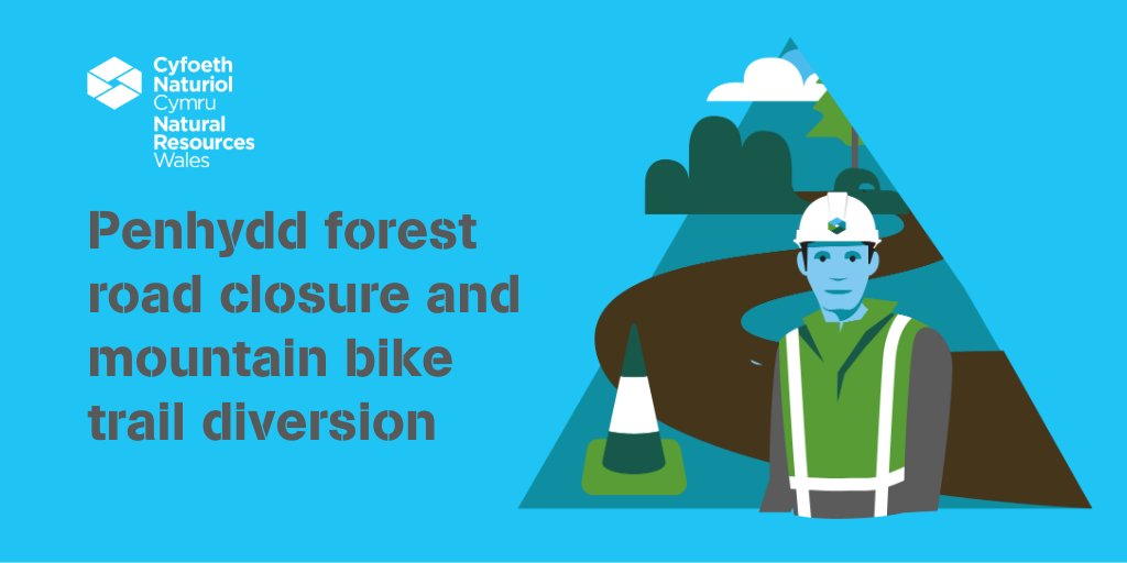 NatResWales's tweet image. ⛔ The forest road at Penhydd, Afan Forest Park, has been closed due to further erosion of the culvert. 

🚵 Diversions will also be put in place on the Penhydd and Blue Scar mountain bike trails.