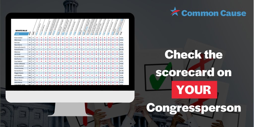 CommonCause's tweet image. Our #2020DemocracyScorecard amplifies the voices of everyday #Americans who have been silenced by big money in #politics and #VoterSuppression. democracyscorecard.org