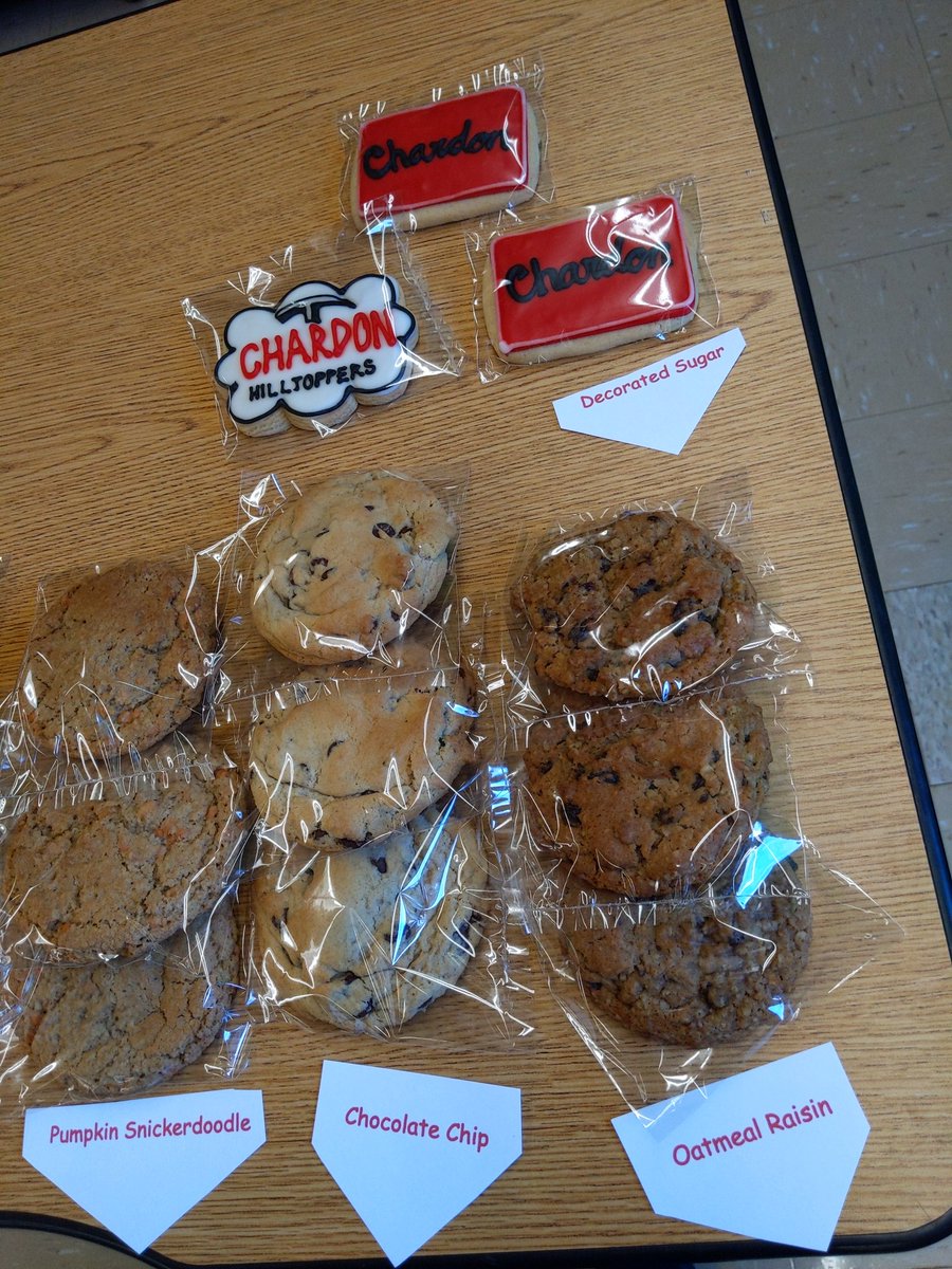 4ChardonSchools's tweet photo. The @ChardonSchools Board provided a special lunch for staff today at all of our buildings.  Congins Pizza and D for Delicious cookies are the best way we know of to say thank you for all the work they've done this year! 
#thankateacher #beststaff https://t.co/vKpMvhR0DR