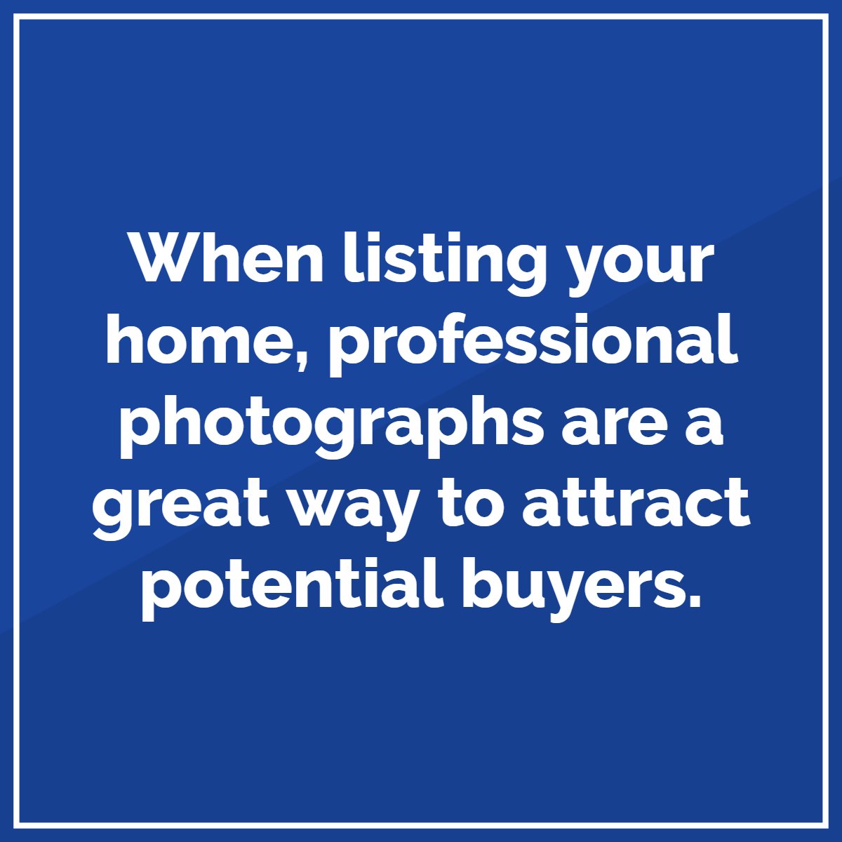 JenniferHass17's tweet photo. High-quality photos make for excellent first impressions and can help future buyers envision what life could be like in that house. https://t.co/RNJY0jJeTJ