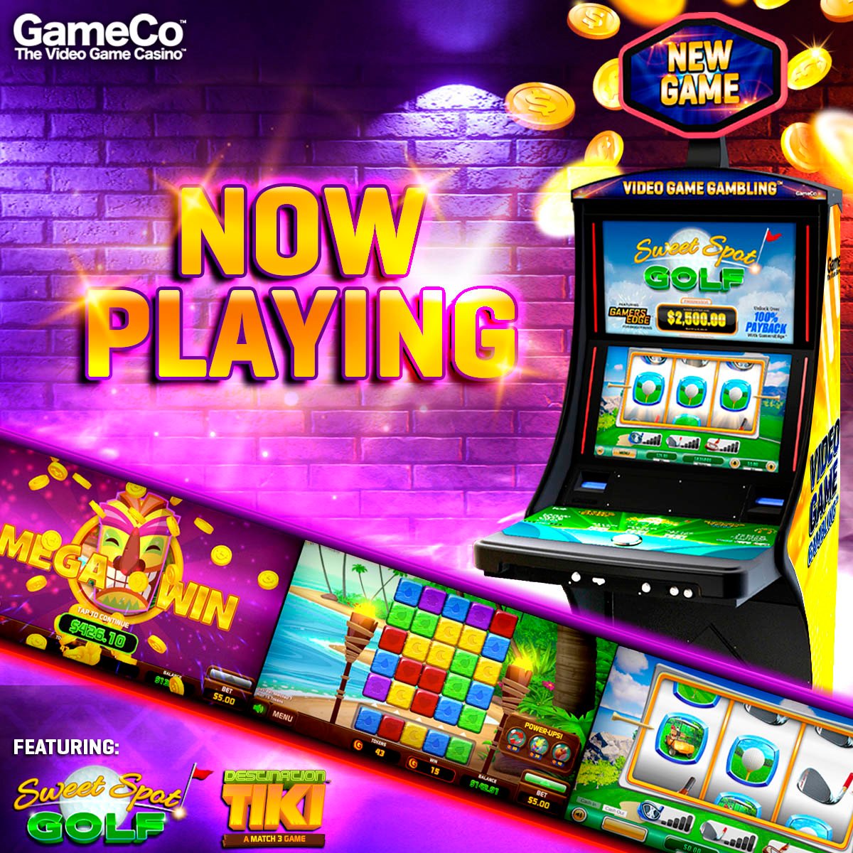 Match for cash in Destination Tiki or spin the reels for a chance to drive, chip, or putt for cash in Sweet Spot Golf. All-new Video Game Gambling™ now playable <a href="/ChoctawDurant/">ChoctawDurant</a> !