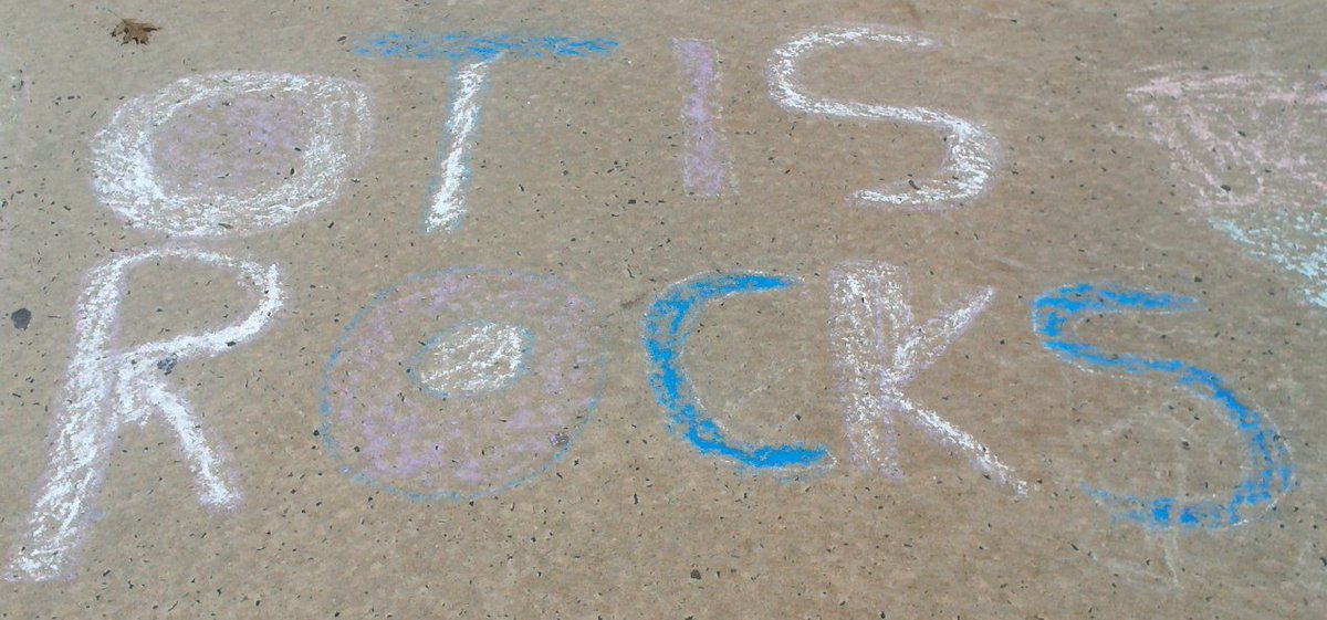 Sidewalk chalk messages from students to students/teachers/staff for the Week of Respect. My students have been so incredibly polite and helpful with one another. It is beautiful! #OTISKind #SpartanLegacy #WeGotThis, #ScholasticTeachers, @camatotois