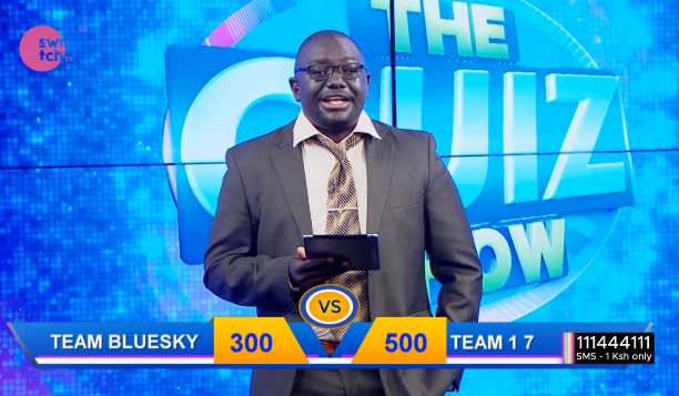 switchtvkenya's tweet photo. Hiyo imekuwa round moto! Which team will carry the day? @freddiebudaboss #TheQuizShow #SwitchAt2 #thursdayvibes #ThursdayThoughts https://t.co/4NqUB9tRAU