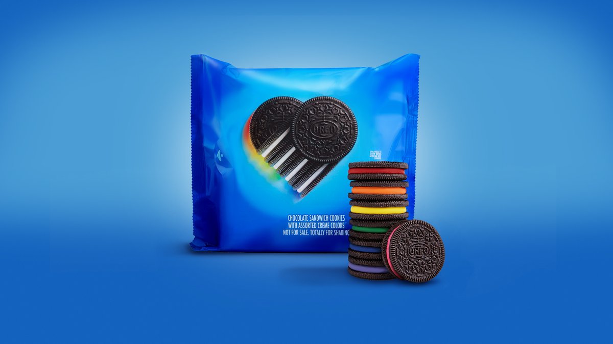 We’re PROUD to announce the first-ever Rainbow OREO Cookies made in honor of our partnership with  @PFLAG  Join our  #ProudParent   campaign and you could snag a pack of Rainbow OREO Cookies!
