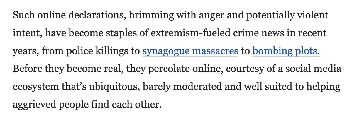 Lesson from Michigan: Another extremist crime, another trail of hatred on social media. wapo.st/3d9LIbg