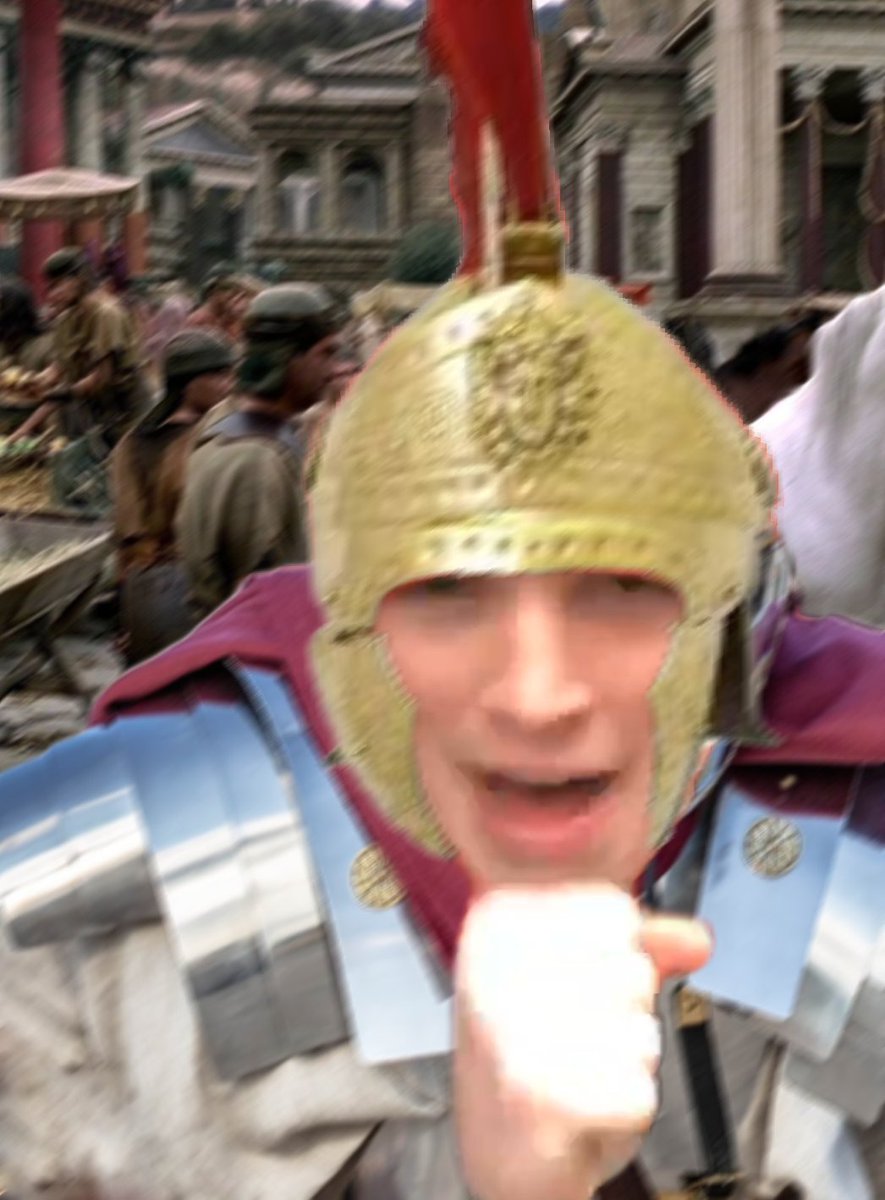 DystopiaPro69's tweet photo. POV: you're walking in Rome minding your own business

"yeah it's fuckin' hilarious, right? the forums full, it's fuckin' hilarious"

"OH-BEY YA CENSOR!"

"hahahaha" https://t.co/ponWdkmYca