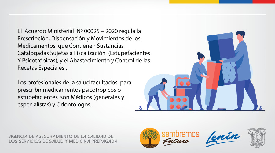 Acess_Ec's tweet photo. ➡️Conoce la regulación para la Prescripción, Dispensación y Movimientos de los Medicamentos  que Contienen Sustancias Catalogadas Sujetas a Fiscalización y el Abastecimiento y Control de las  Recetas Especiales dando click en: https://t.co/NG4eWJHzga https://t.co/X3ozWA7wgD