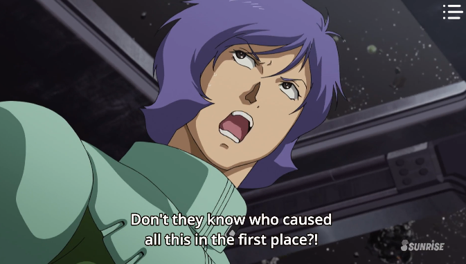 Zum City, which feels kind of ridiculous. Garma really comes across as pathetically naive in the anime version. And even his anger that does manage to get in at the end of the scene seems more fearful.