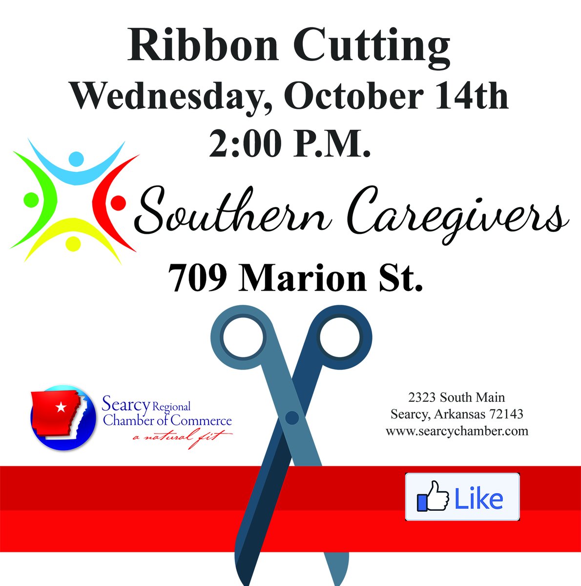 VisitSearcy's tweet photo. Southern Caregivers owner, Heather Allen, announces a Ribbon Cutting Oct. 14th  2 p.m. 709 Marion St. Searcy. They have experienced, caring professionals who provide a variety of in-home care services meeting client needs with respect and maintaining dignity and quality of life. https://t.co/hO4qUupv7Y