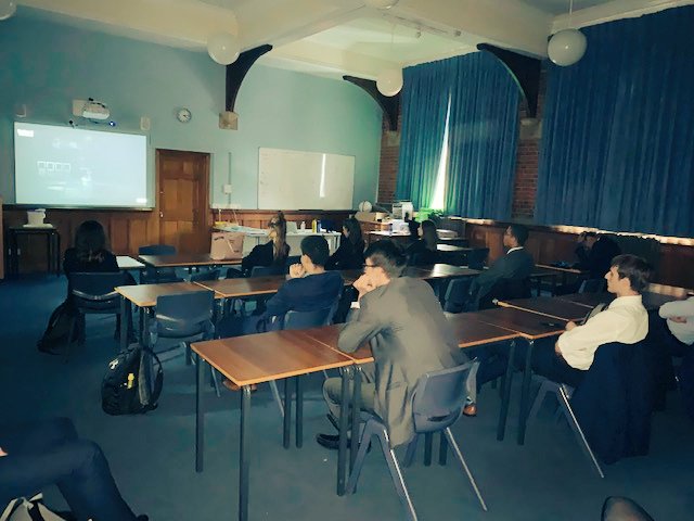 Celebrating Black History Month by showing Andrea Levy's adapted novel 'Small Island' to some of our U6th students. <a href="/NationalTheatre/">National Theatre</a> #brilliantstorytelling <a href="/SASHerts/">St Albans School</a>