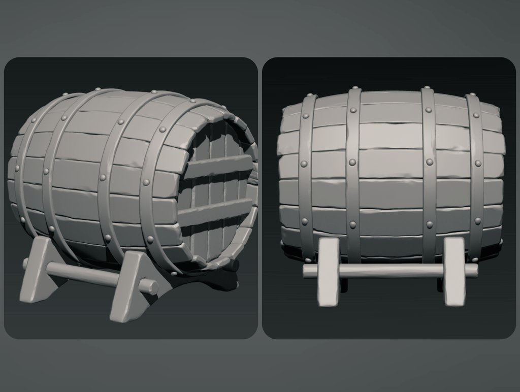 alegartofficial's tweet photo. Ejercicio de esculpido en ZBrush #WIP #3dart #zbrush https://t.co/4VOd7P74LP