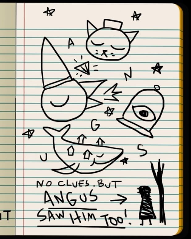  #Maetober2020 day 8: Stars"No clues, but Angus saw him too"  #nitw  #nightinthewoods  #drawtober  #drawtober2020  #artober  #Artober2020  #inktober2020  #Inktober