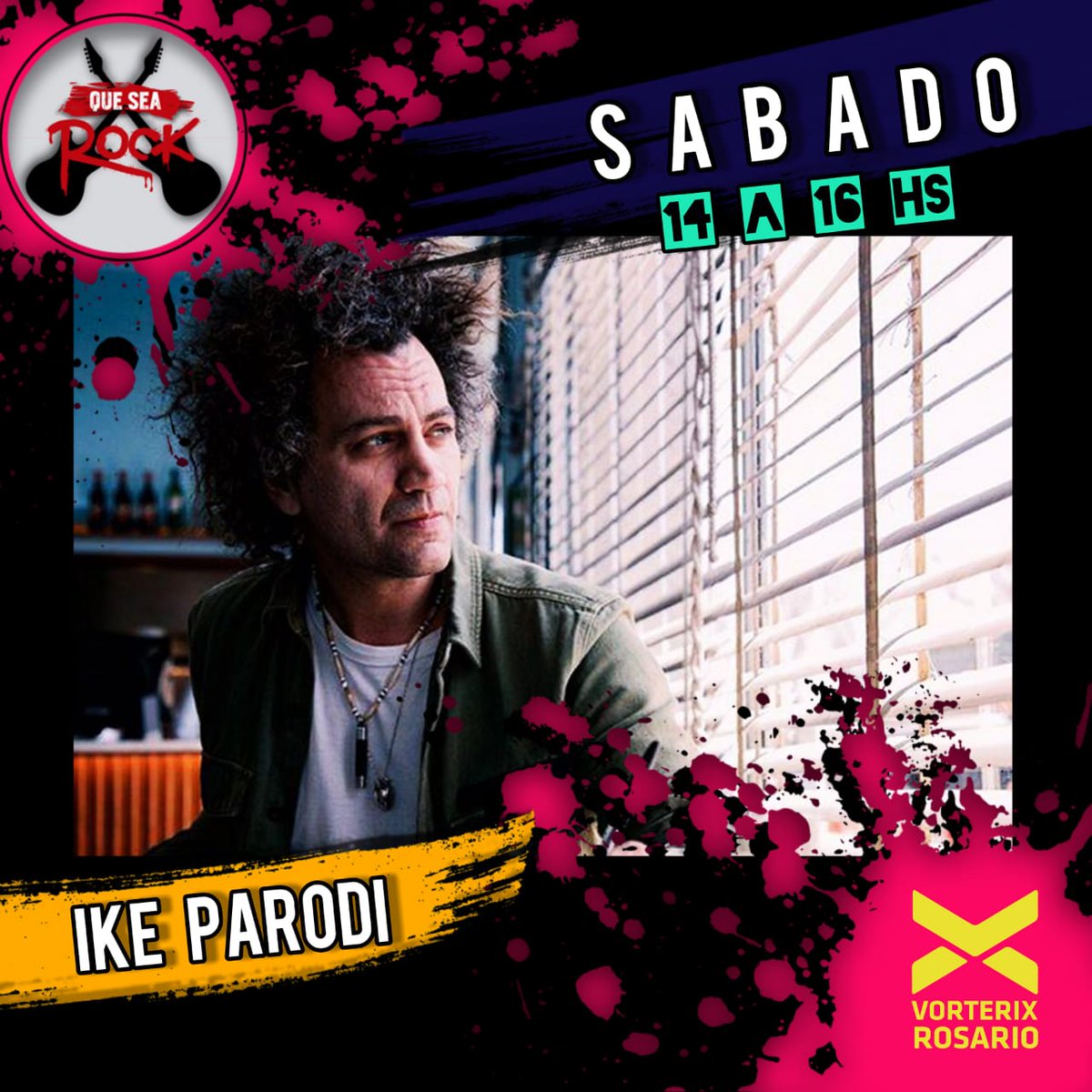 HAY ROCK EN @RosarioVorterix 🔥
Este sábado, Ike Parodi!!