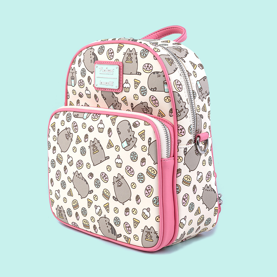 The cutest new #Pusheen collection has just arrived at @Loungefly! Choose from two adorable backpack designs plus a colorful donut purse 🍩 Shop the entire collection via the link 😻 bit.ly/3jJbuFQ