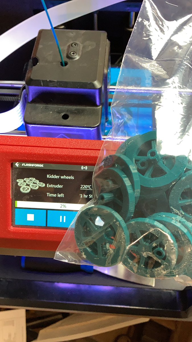 Creating_STEAM's tweet image. Currently working on your order @raycmercer  #stem #3Dprinting