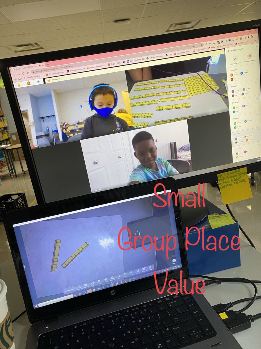 Mrs. Welter (@jwelter3) on Twitter photo Using Google meet break out rooms to learn about place value. <a href="/OB_Foxes/">Oakbrook Elementary</a> #wdsd7 Using Google meet break out rooms to learn about place value. <a href="/OB_Foxes/">Oakbrook Elementary</a> #wdsd7