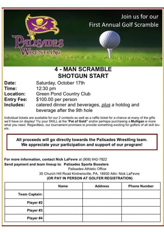 We are only 10 days away from our 1st Annual Golf Scramble!! 
We have over 70 golfers ready registered! It’s not too late to sign up!! 
Spoke to Shooter McGavin he says if we get over 90 golfers signed up he will sign autographs on the 9th green at 9 o’clock!!