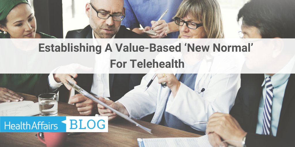 Our next @altarum_shss blog by @um_vbid's Christina M. Cutter, Nicholas L. Berlin, and A. Mark Fendrick capitalizes on the natural experiment afforded by the #COVID19 #pandemic and proposes a value-driven #telehealth policy and research agenda. bit.ly/2GrzeA5