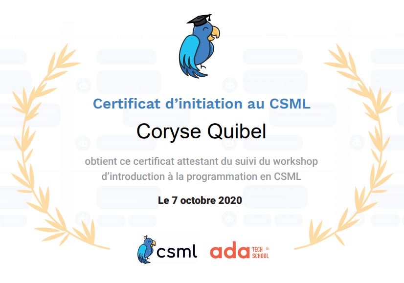 CQuibel's tweet image. Hier c'était initiation à la création de #chatbot #CSML avec @adatechschool & @clevyio , bientôt ce seront les soirées @codeursenseine et toujours la prépa du titre pro avec un projet #symfony5 . La reconversion n'est pas un long fleuve tranquille mais c'est tellement grisant!