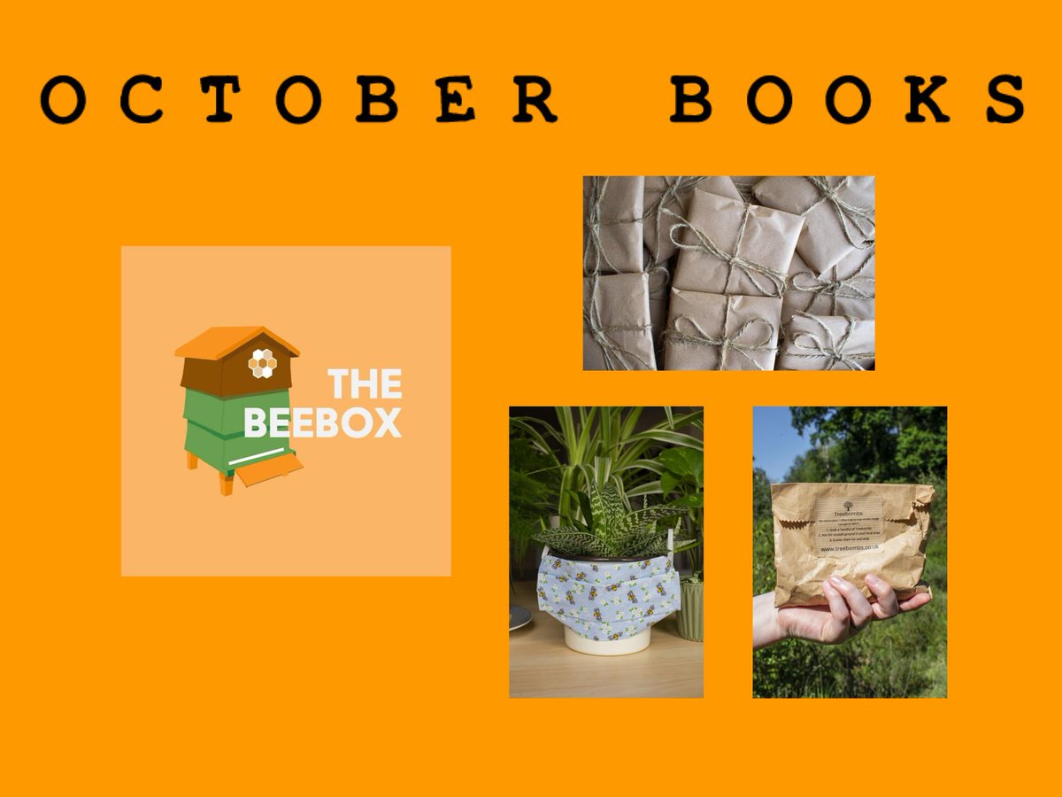OctoberBooks's tweet photo. We are delighted to have teamed up with The BeeBox on their new ethical subscription box 📚🐝 

Their first shipment features recycled produce bags, face coverings, seed bombs, lavender pockets &amp; more and has sold out already!

Find out more here now https://t.co/5pLwPr2vvP https://t.co/kiIMiWjla7
