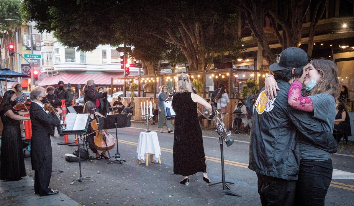 arborsf (@arbor_sf) on Twitter photo This weekend members from <a href="/sfoperaorchestr/">San Francisco Opera Orchestra</a> will be performing in front of our parklets on Hayes Street! Performances will happen Saturday 10/10 from 4-5pm and Sunday 10/11 from 4-5pm <a href="/hvnavoice/">Hayes Valley Neighborhood Association</a> @JoshuaKosman <a href="/TonyBravoSF/">Tony Bravo</a> @SFC_Culture #performingarts (Photo: Tony Stirplen) This weekend members from <a href="/sfoperaorchestr/">San Francisco Opera Orchestra</a> will be performing in front of our parklets on Hayes Street! Performances will happen Saturday 10/10 from 4-5pm and Sunday 10/11 from 4-5pm <a href="/hvnavoice/">Hayes Valley Neighborhood Association</a> @JoshuaKosman <a href="/TonyBravoSF/">Tony Bravo</a> @SFC_Culture #performingarts (Photo: Tony Stirplen)