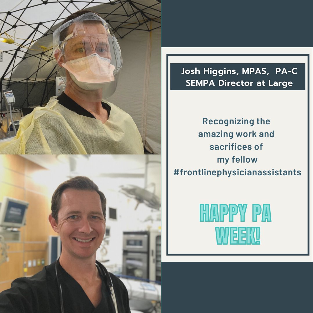 SEMPA360's tweet image. #frontlinephysicianassistants #frontlinepas #paweek #sempaorg #EmergencymedicinePA