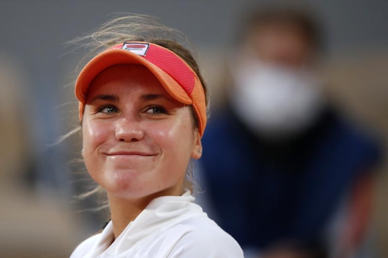 Reuters's tweet image. Crafty Kenin tames Kvitova to reach French Open final reut.rs/2GDGXuL