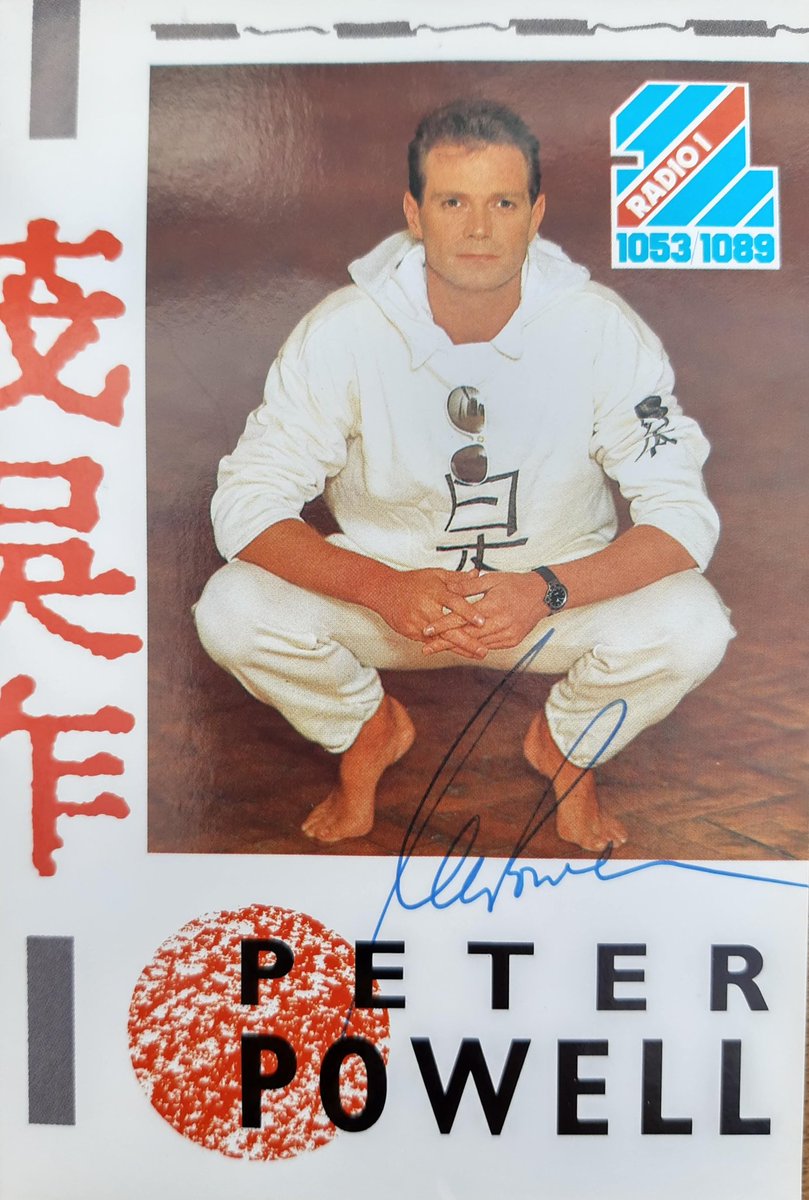 OldSchoolBooks1's tweet photo. One of my prized possessions, memories of #RadioOne #PeterPowell autographed photo, those were the days! #DJ https://t.co/zJSVdQTGKj