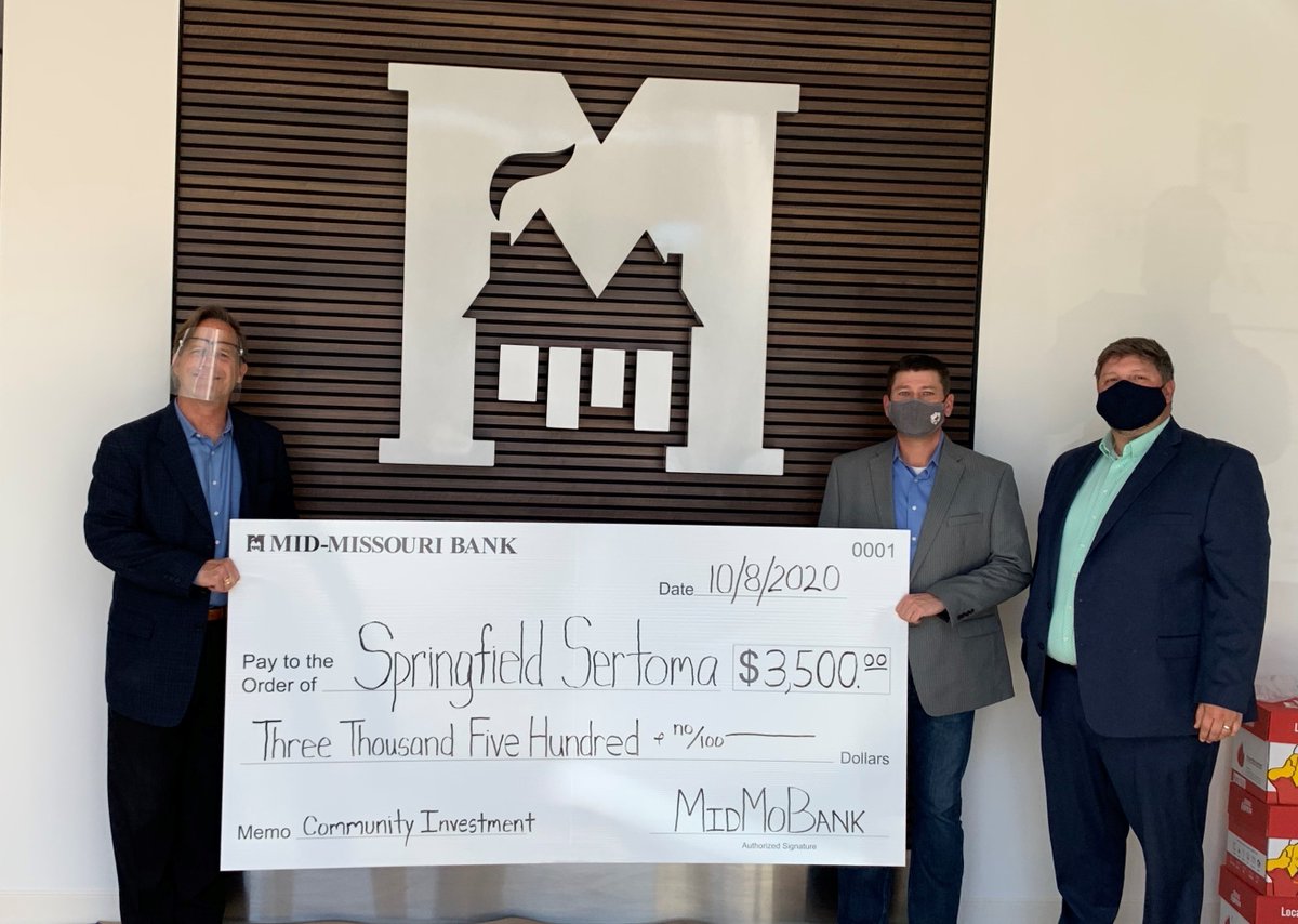 MidMoBank's tweet photo. As we open our 3rd SGF MidMoBank location today at 1615 E. Independence, we thank 3 of the fabulous philanthropies located here in Springfield. @BigBroBigSis, @TheVictimCenter and .@SPFD_Sertoma work tirelessly for our community.

#CommunityMatters #CommunityHeroes Member FDIC https://t.co/ll2k2lqzg8